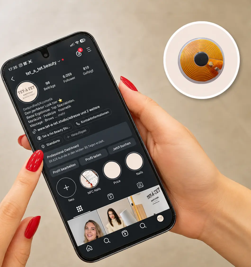 Smart Manicure – NFC-Chip